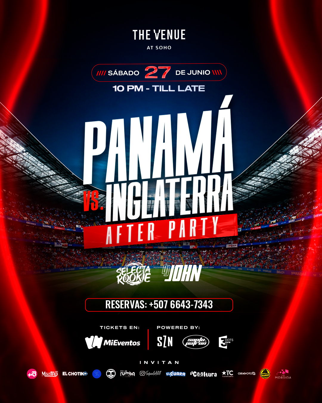 PANAMA VS. INGLATERRA | AFTER PARTY